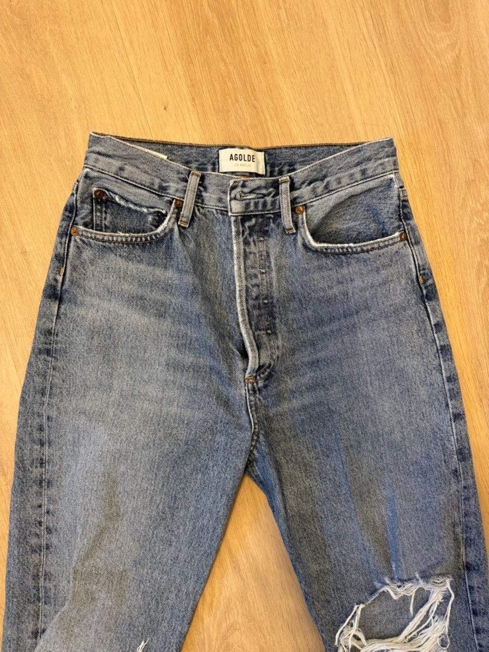 Agolde 90s pinch waist high rise straight leg - Picture 3 of 8